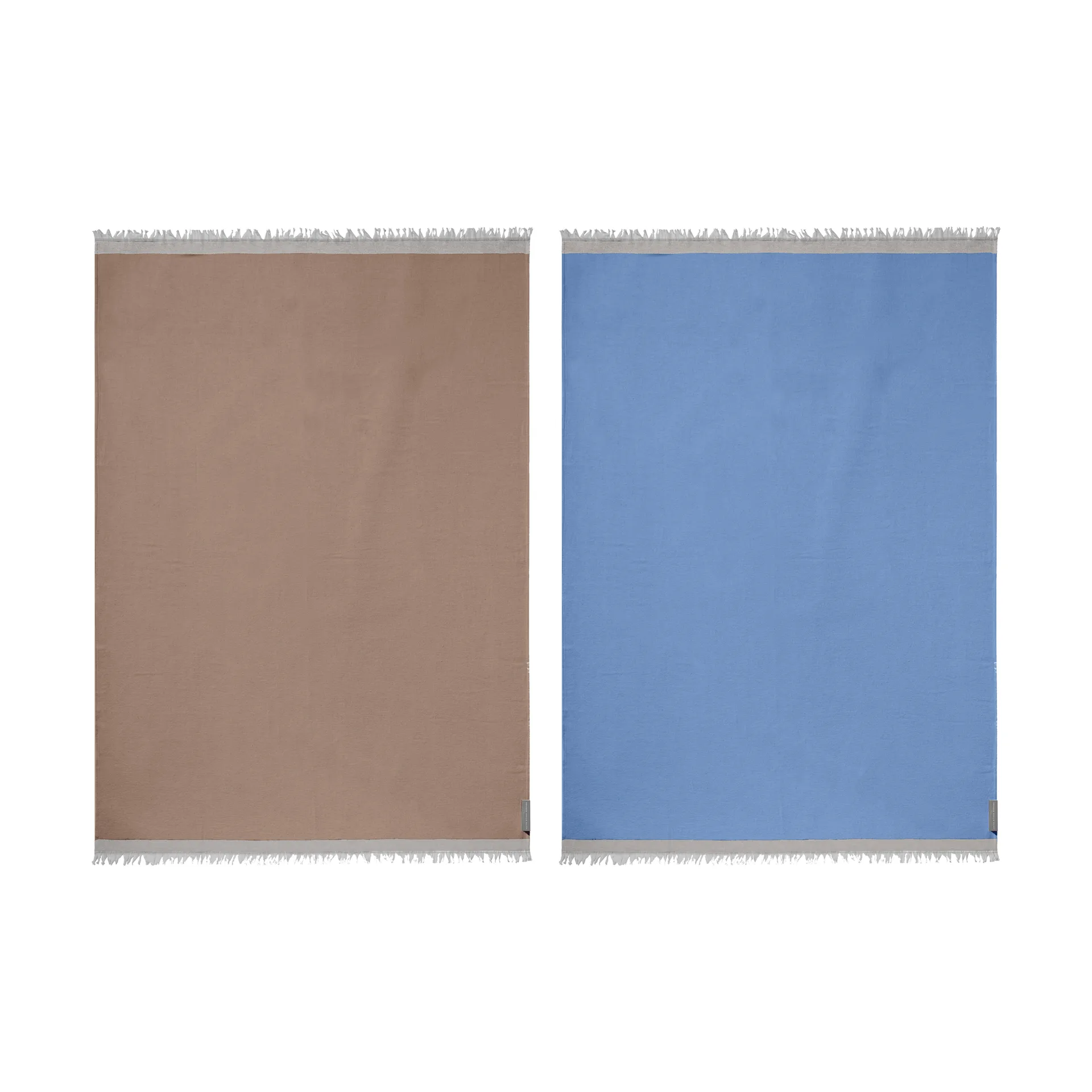 Duet torkkupeitto, Beige-Blue (beige-sininen), 130x175 cm Mette Ditmer