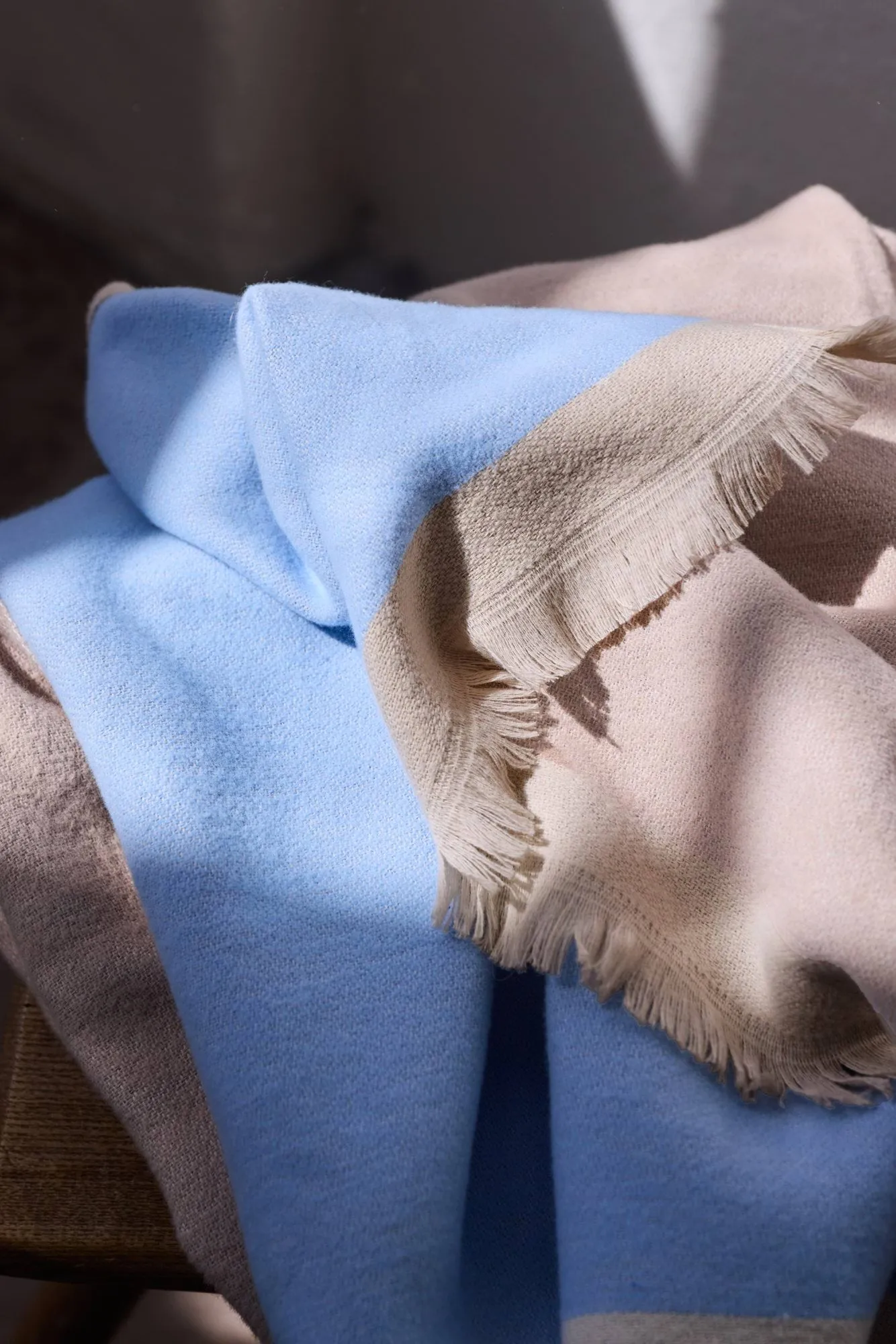 Duet torkkupeitto, Beige-Blue (beige-sininen), 130x175 cm Mette Ditmer