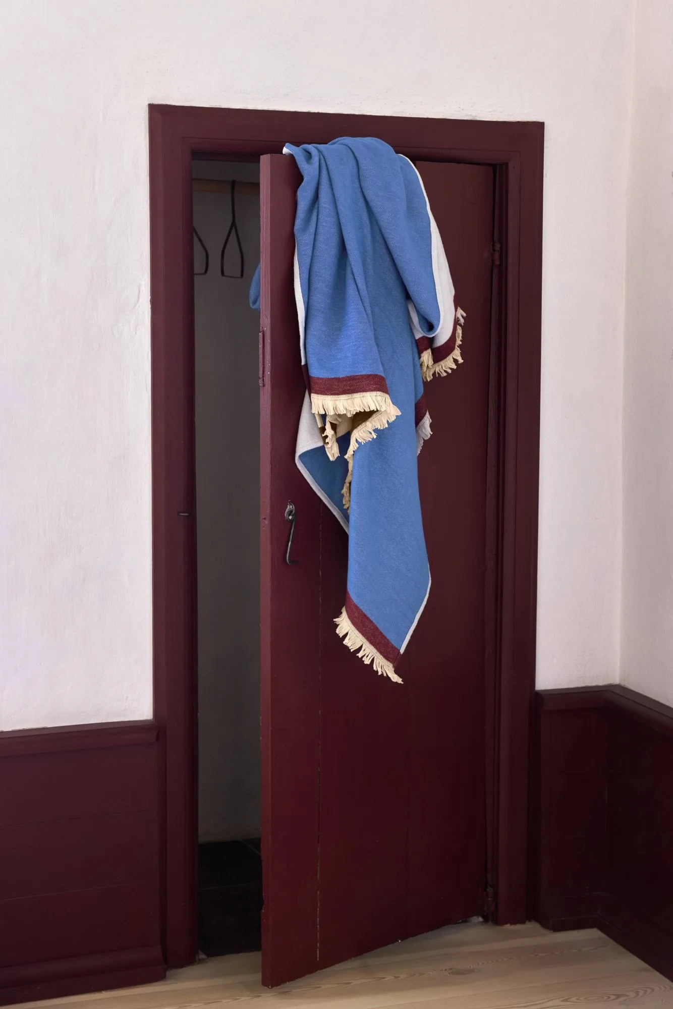 Duet torkkupeitto, Blue-Beige (sininen-beige), 130x175 cm Mette Ditmer