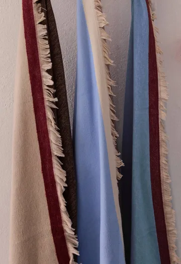 Duet torkkupeitto - Blue-Beige (sininen-beige), 130x175 cm - Mette Ditmer