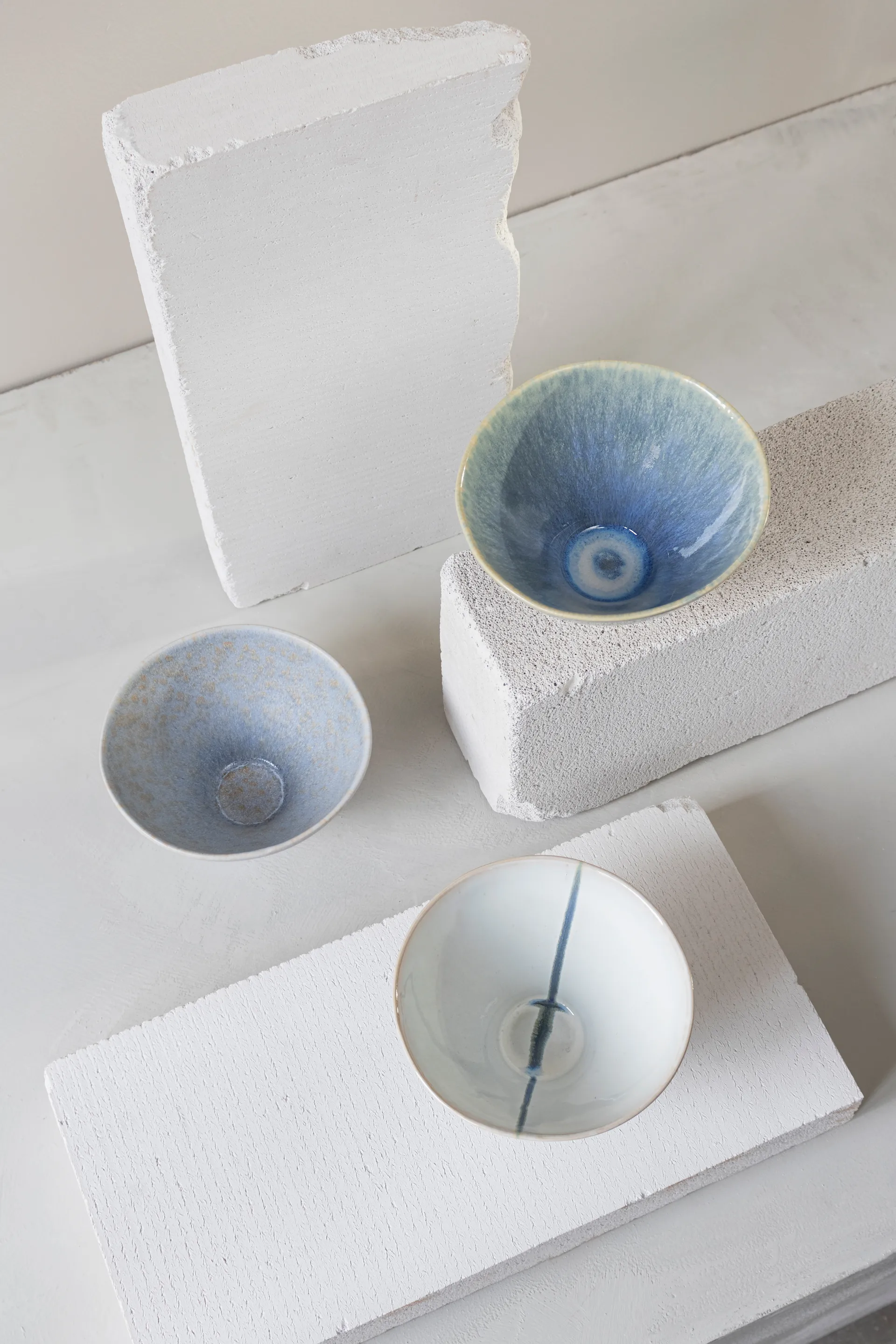 Elements kulho medium Ø15,5 cm 3 kappaletta, Blue Mette Ditmer