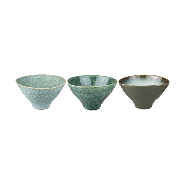 Elements kulho medium Ø15,5 cm 3 kappaletta - Vihreä - Mette Ditmer