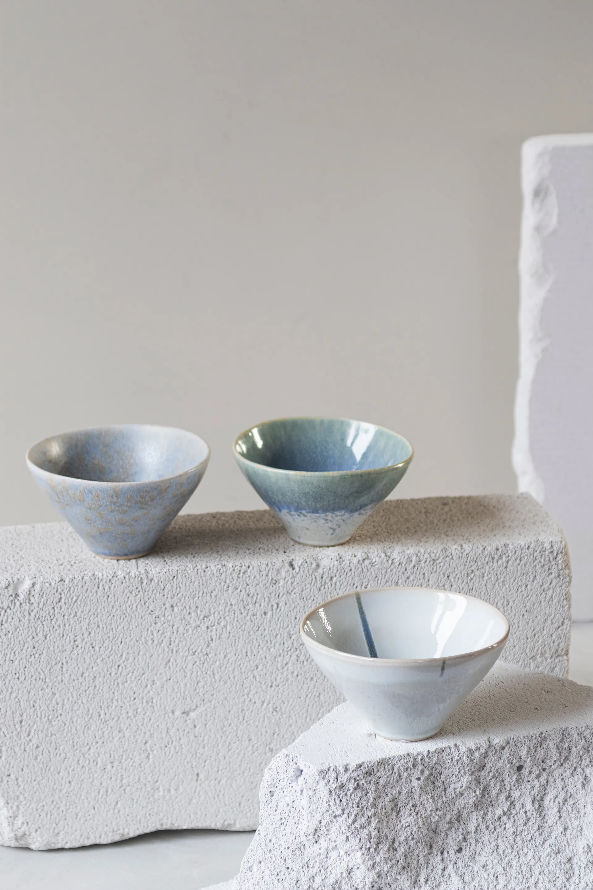 Elements kulho pieni Ø12 cm 3 osaa, Blue Mette Ditmer