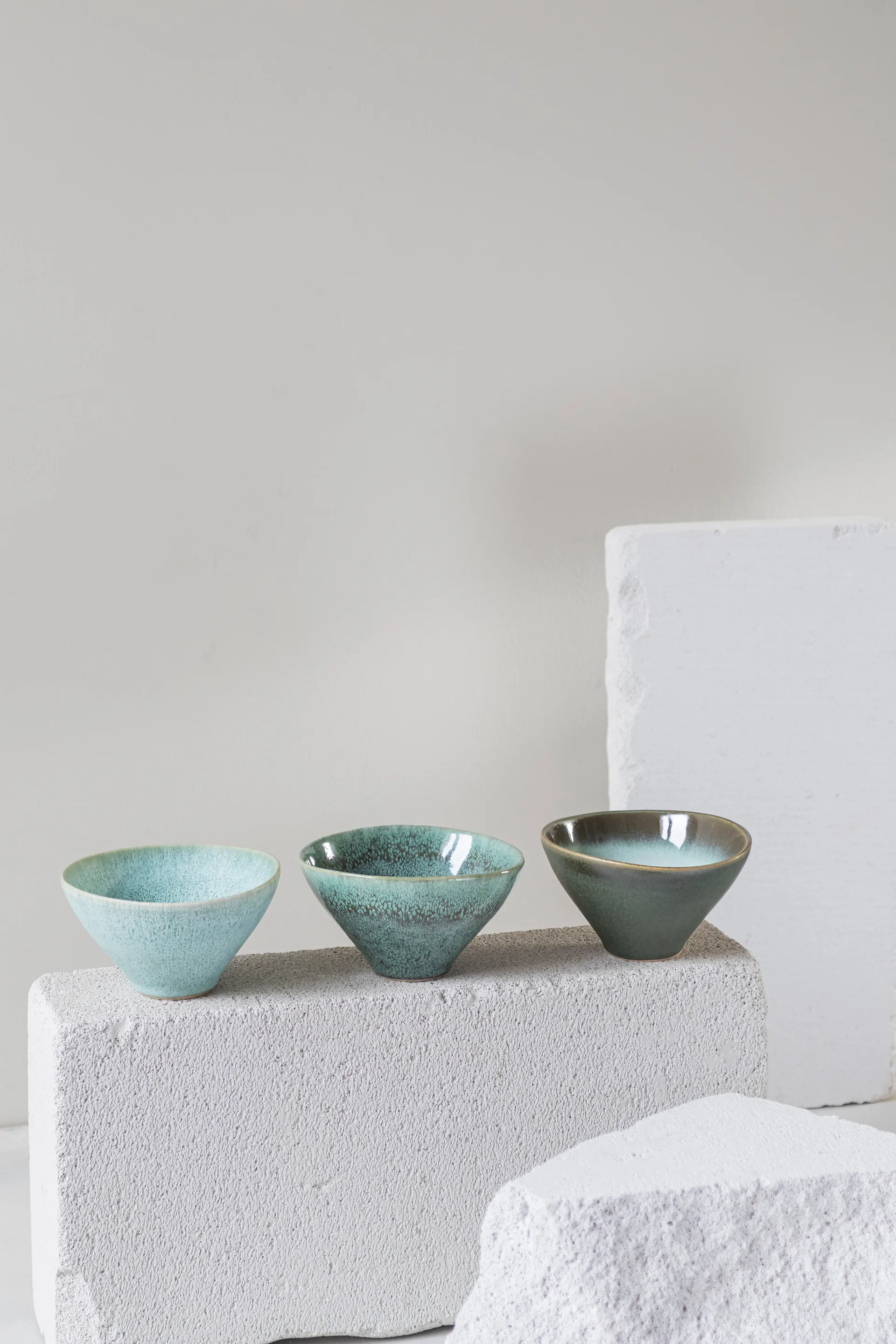 Elements kulho pieni Ø12 cm 3 osaa, Vihreä Mette Ditmer