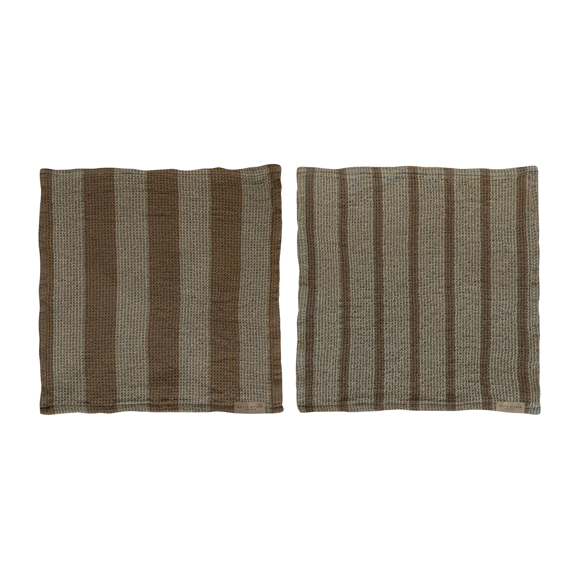 Elvira tiskirätti 33x33 cm 2-pack, Sand Mette Ditmer