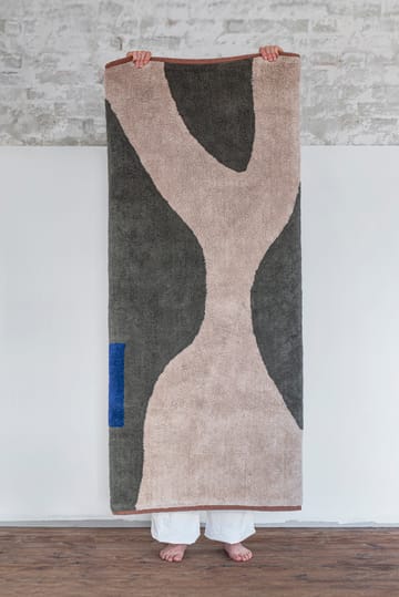 Figura matto - Dark olive, 70x150 cm - Mette Ditmer