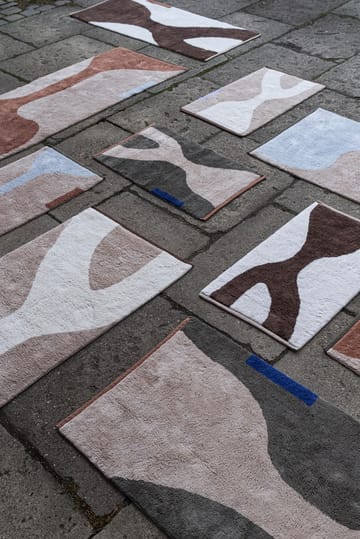 Figura matto - Hiekka, 50x80 cm - Mette Ditmer