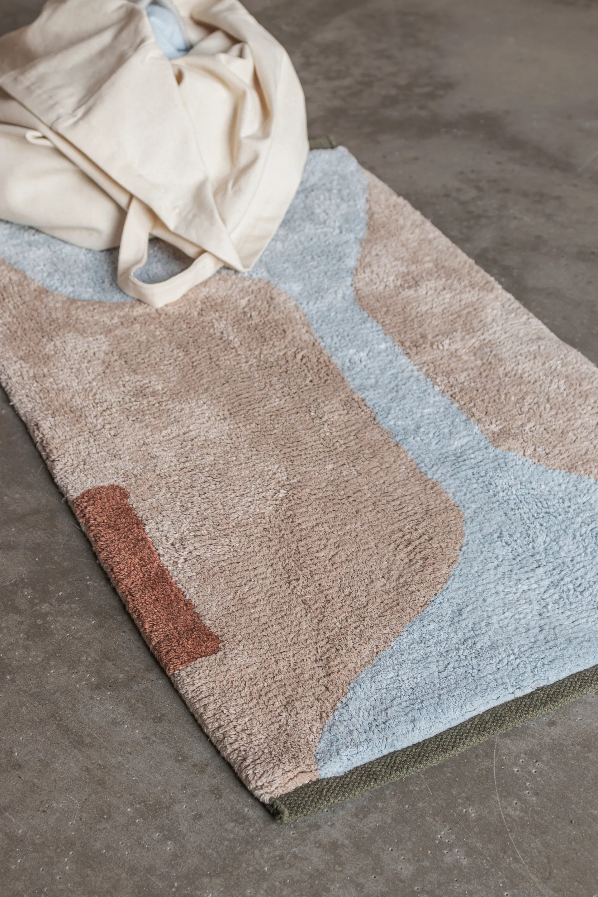 Figura matto, Light blue, 50x80 cm Mette Ditmer