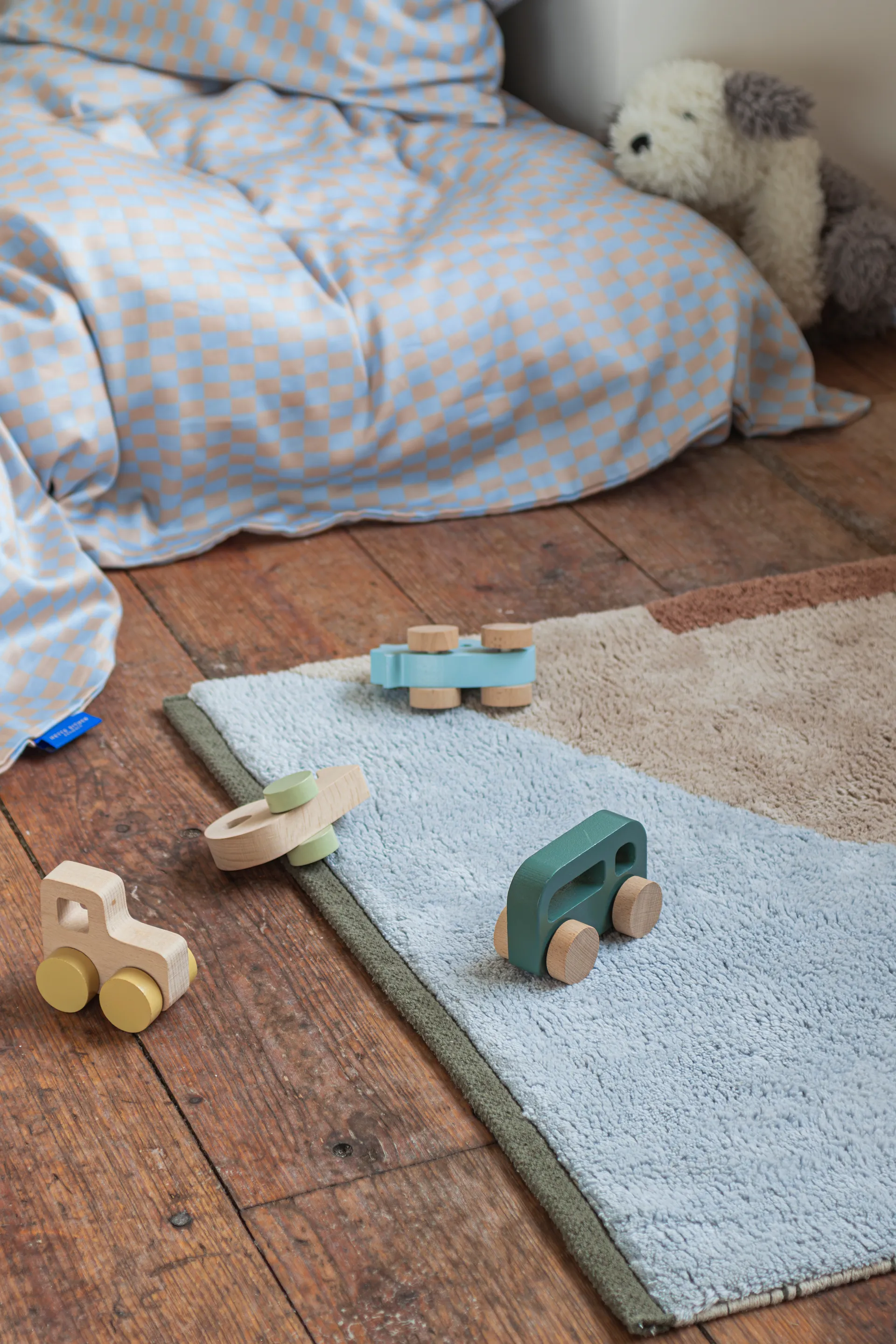 Figura matto, Light blue, 70x150 cm Mette Ditmer