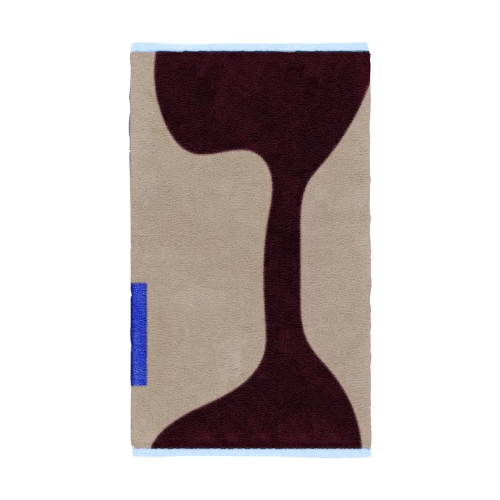 Figura matto - Red-Beige, 50x80 cm - Mette Ditmer