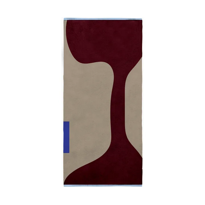 Figura matto - Red-Beige, 70x150 cm - Mette Ditmer