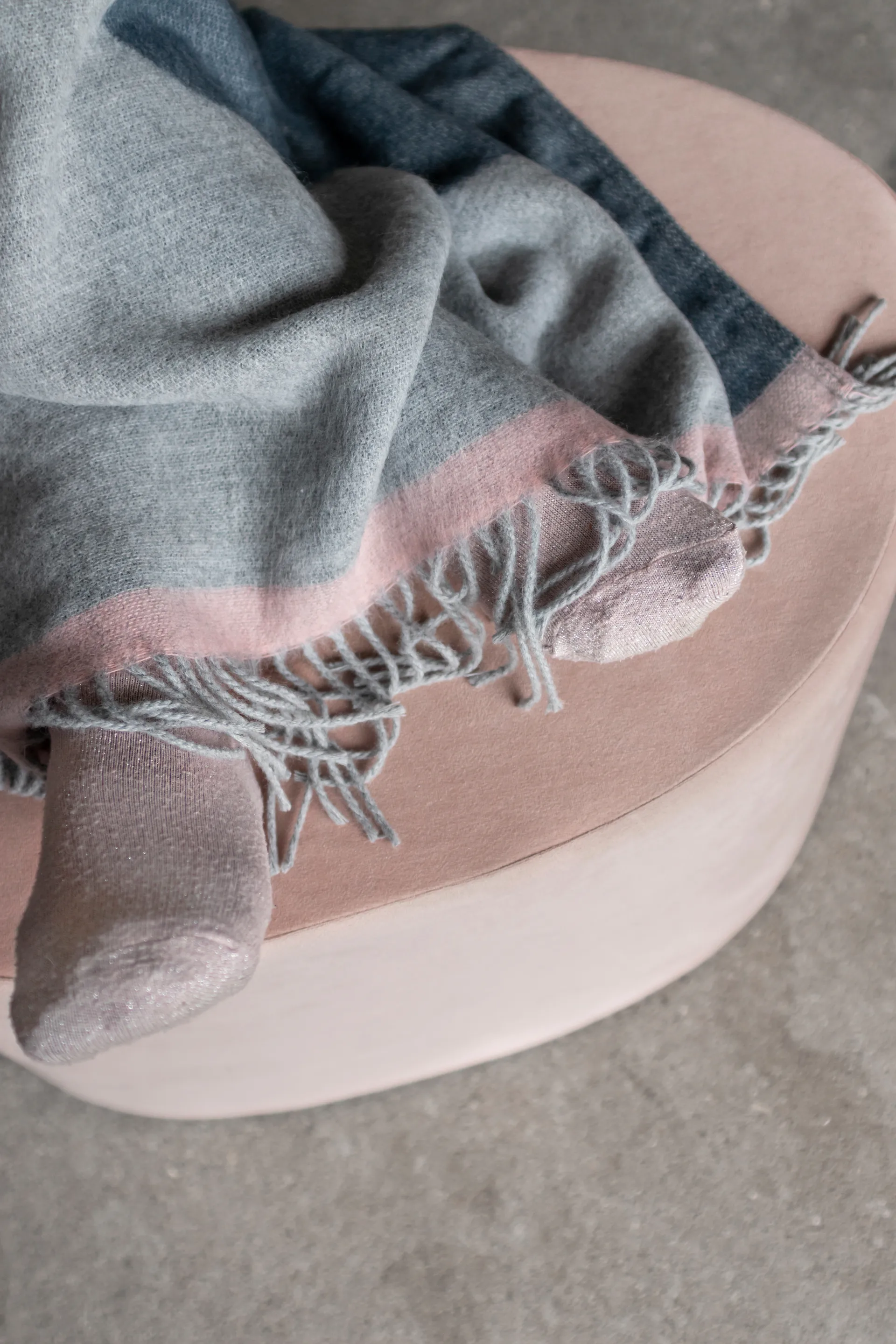 Gallery viltti 125 x 170 cm, Light grey Mette Ditmer