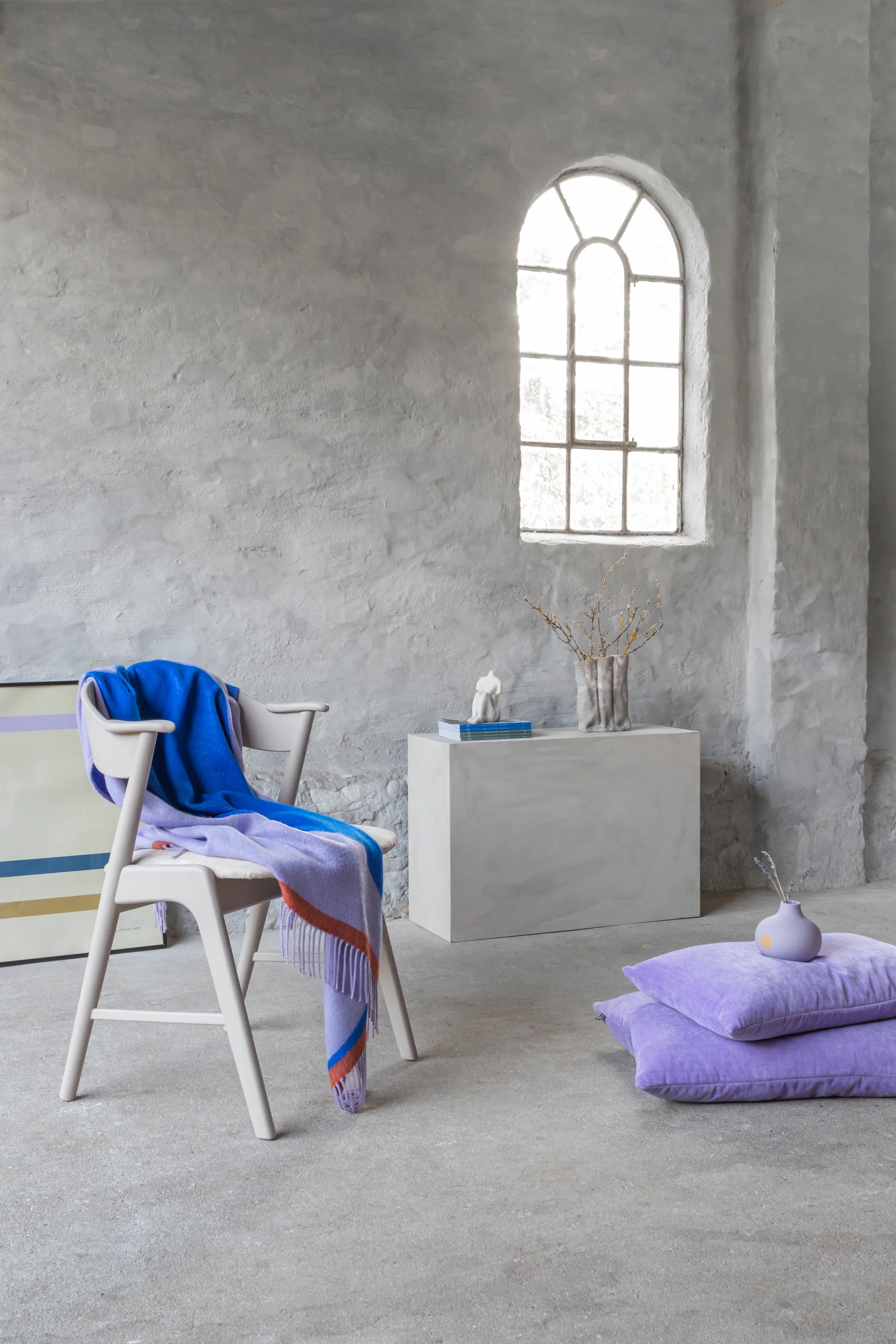 Gallery viltti 125 x 170 cm, Lilac Mette Ditmer