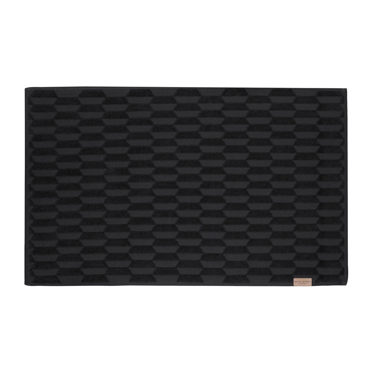 Mette Ditmer Geo kylpyhuoneen matto 50 x 80 cm Black