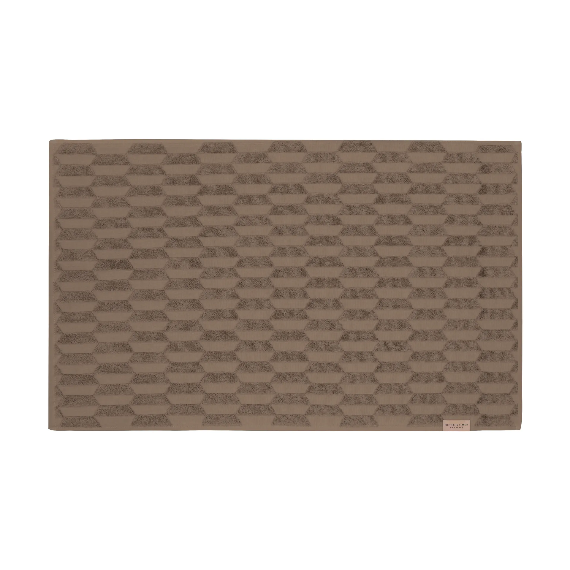 Geo kylpyhuoneen matto 50 x 80 cm, Nougat Mette Ditmer