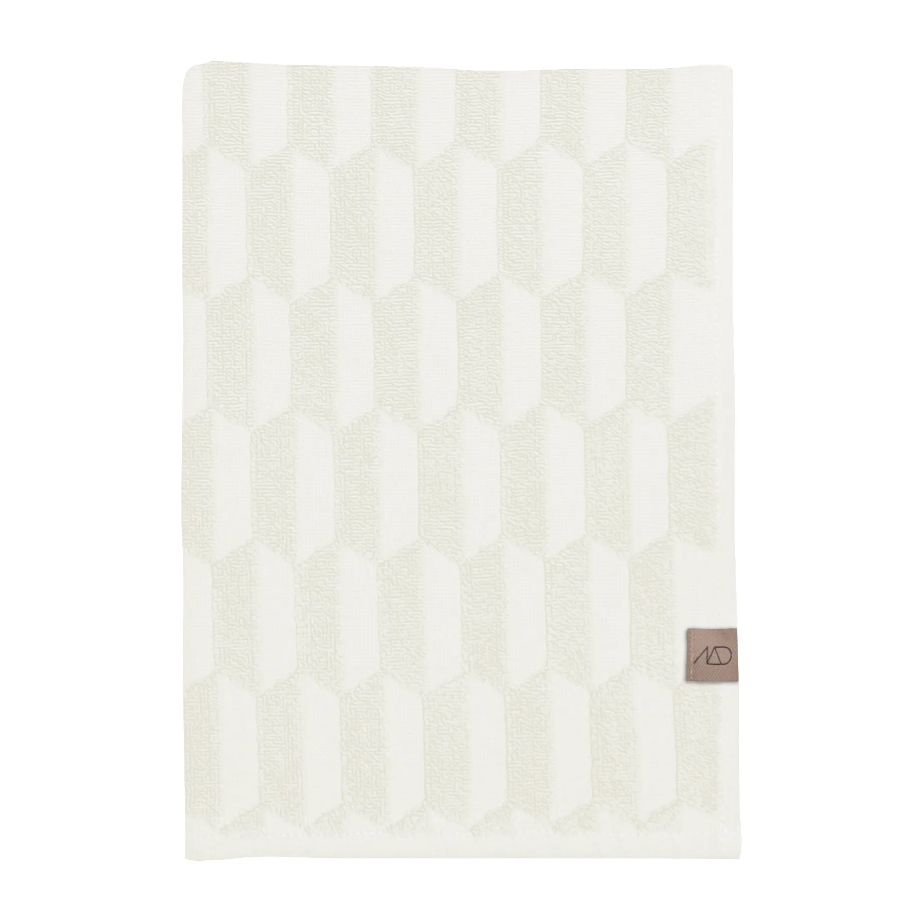 Geo kylpypyyhe 70 x 133 cm, Off white Mette Ditmer