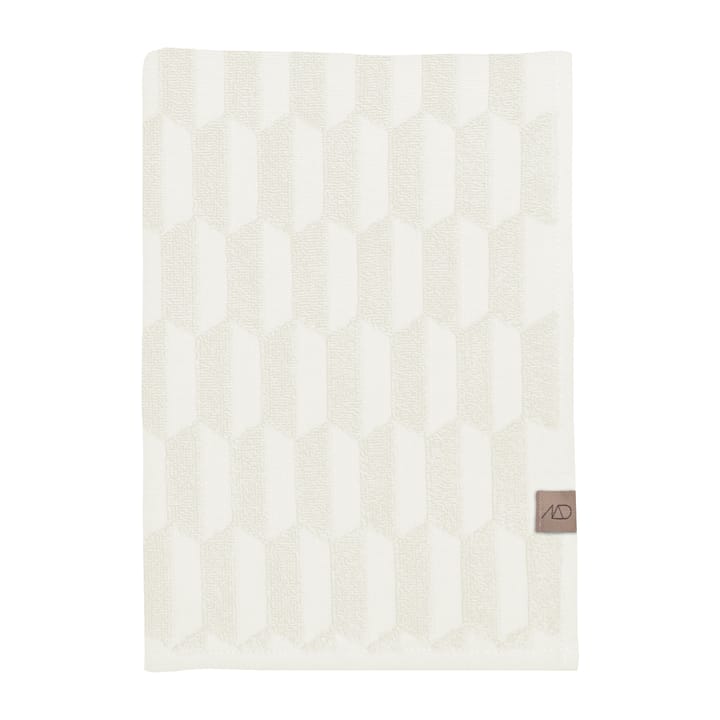 Geo kylpypyyhe 70 x 133 cm - Off white - Mette Ditmer