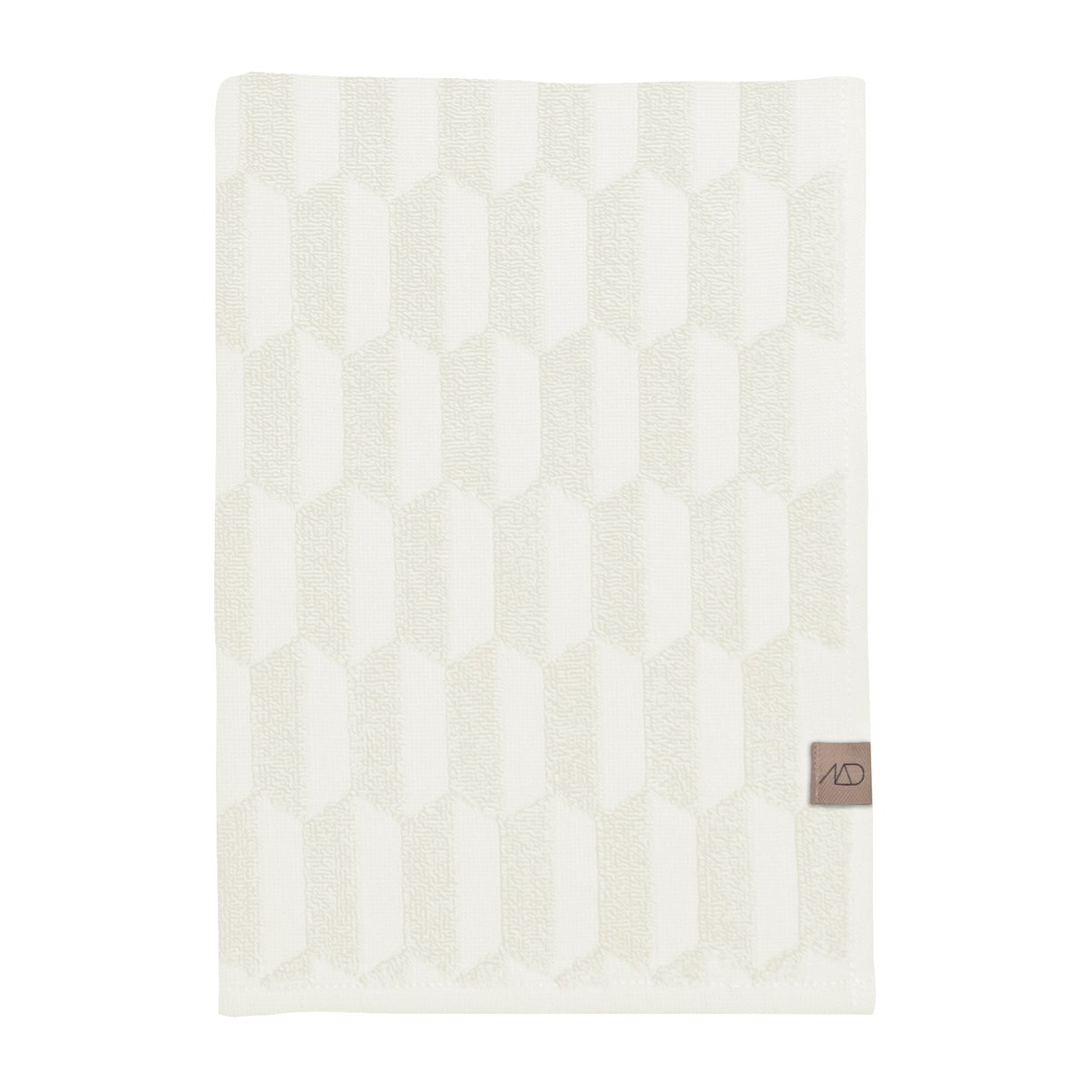 Mette Ditmer Geo kylpypyyhe 70 x 133 cm Off white | Skandinaavinen Sisustus | Kylpypyyhkeet | Valkoinen