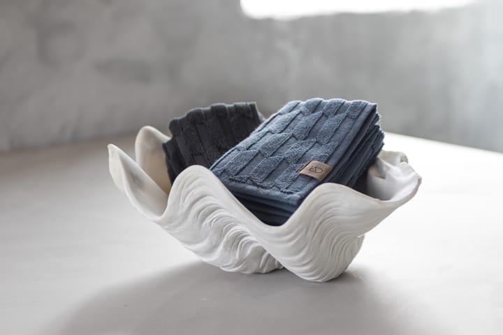 Geo pyyhe 30 x 30 cm 3-pakkaus, Slate blue Mette Ditmer