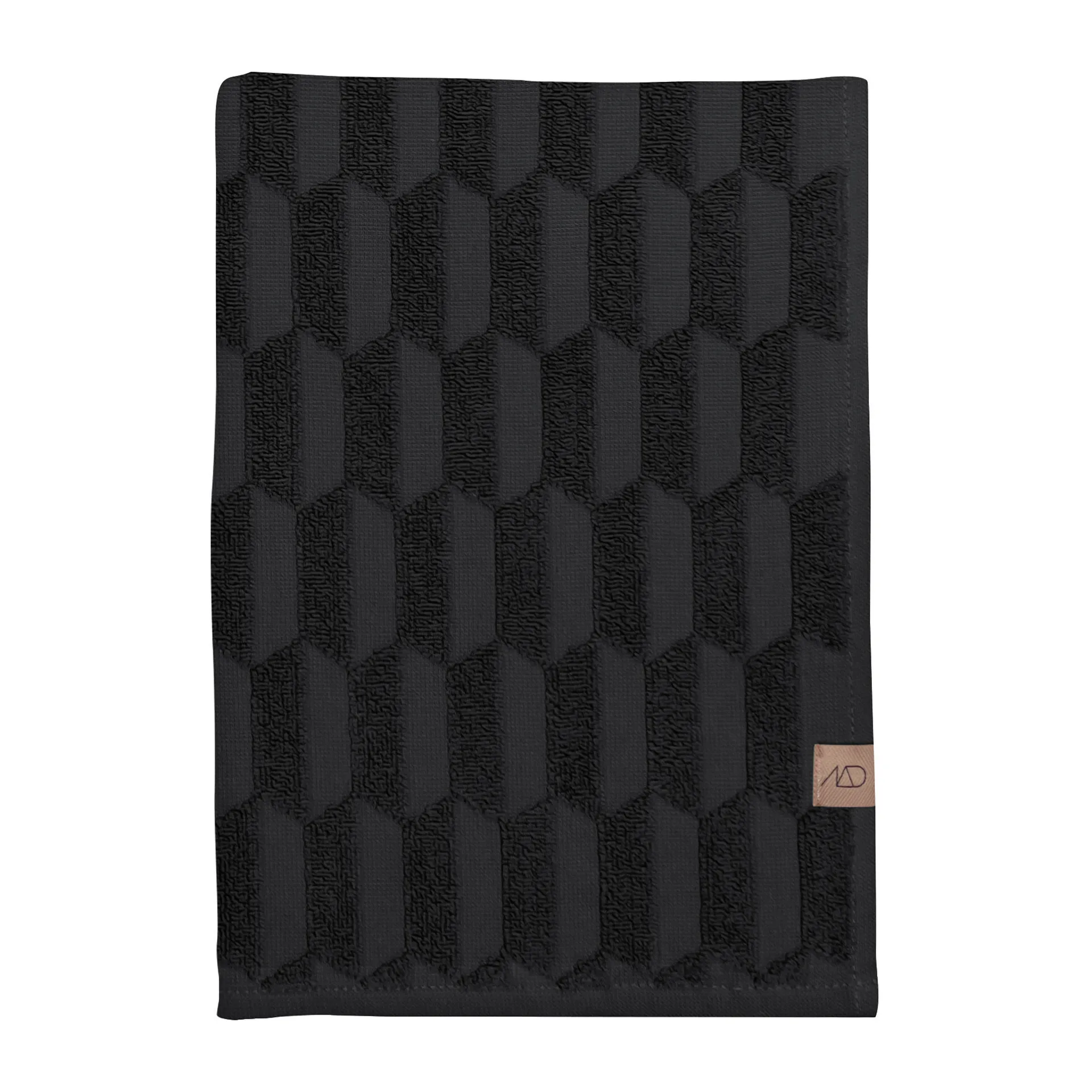 Geo pyyhe 50 x 95 cm, Black Mette Ditmer