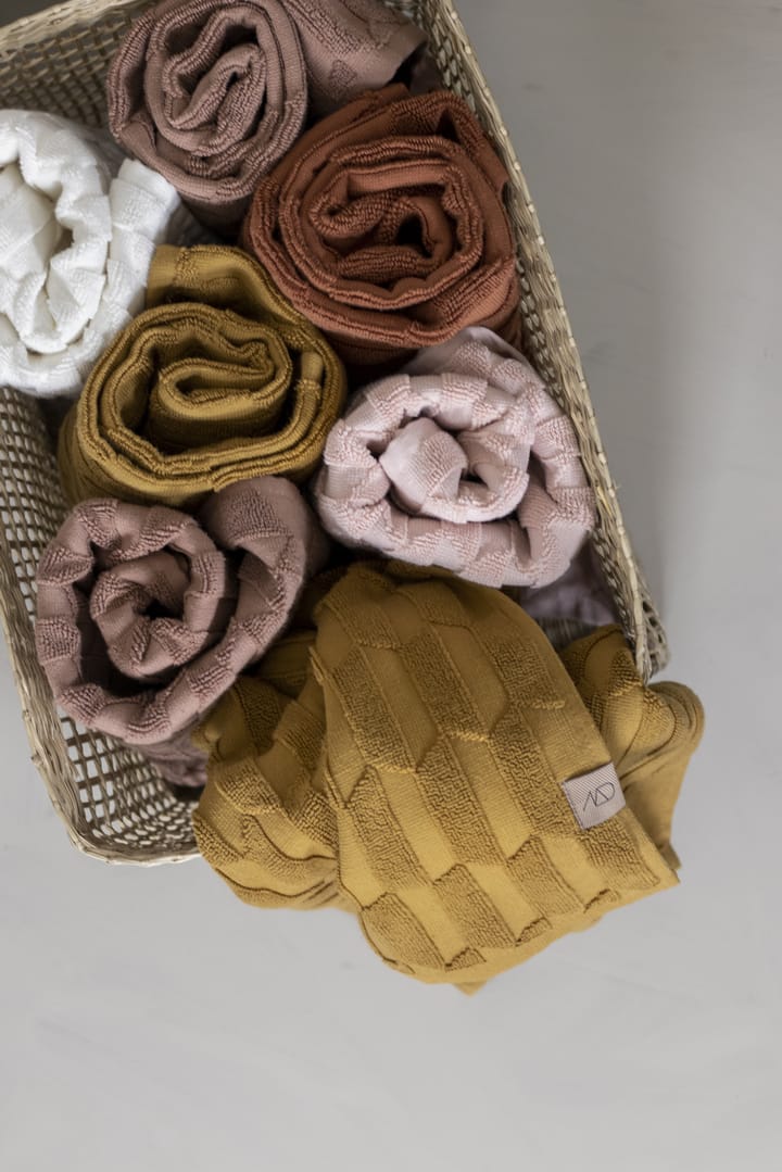 Geo vieraspyyhe, 2-pakkaus, Powder rose Mette Ditmer