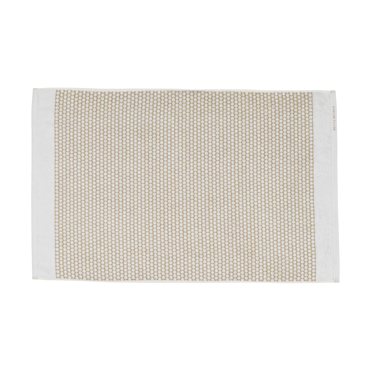 Mette Ditmer Grid kylpyhuonematto 50x80 cm Sand-off white
