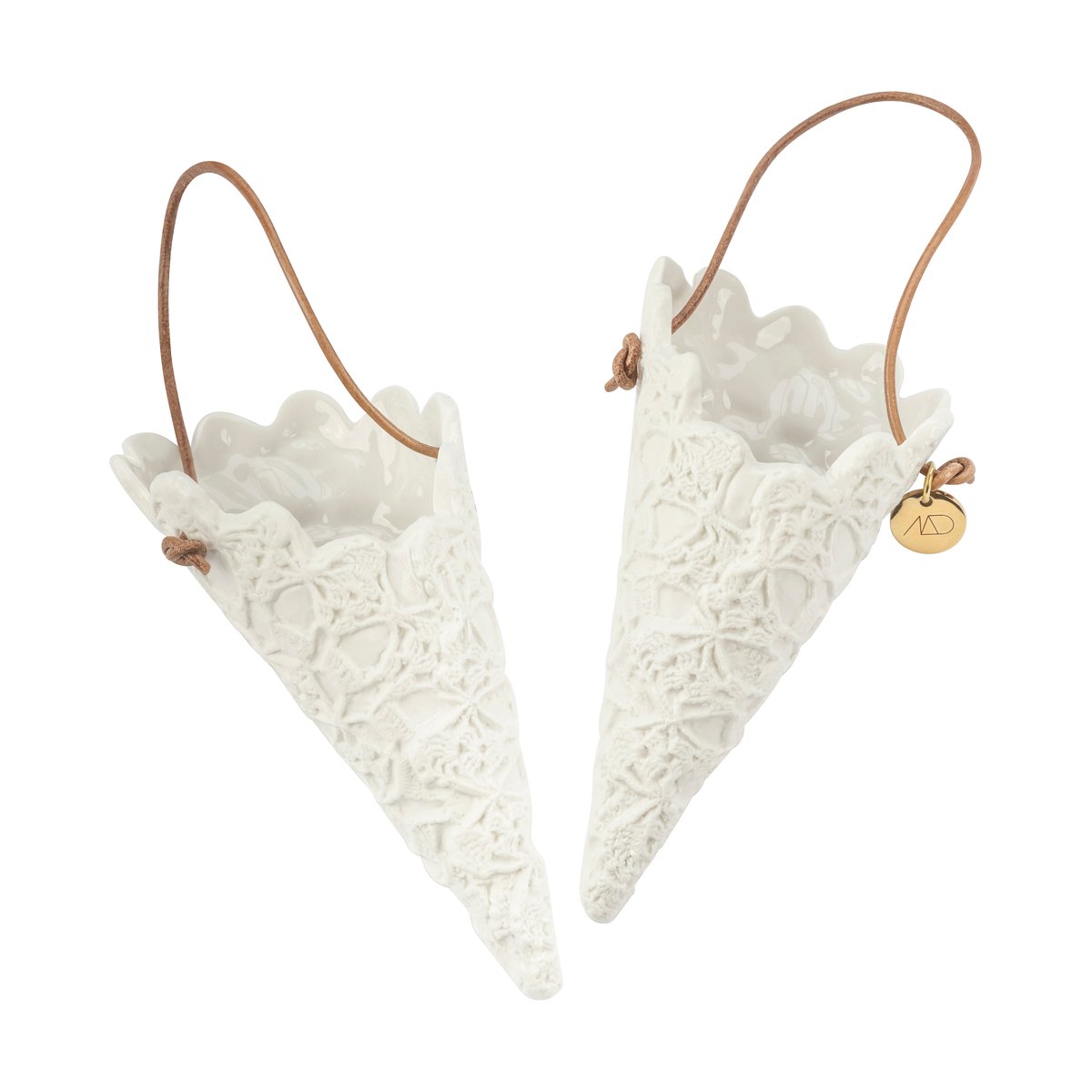Mette Ditmer Lace joulupussi 2 kpl Off-white | Skandinaavinen Sisustus | Kodinsisustusta ja yksityiskohtia | Valkoinen