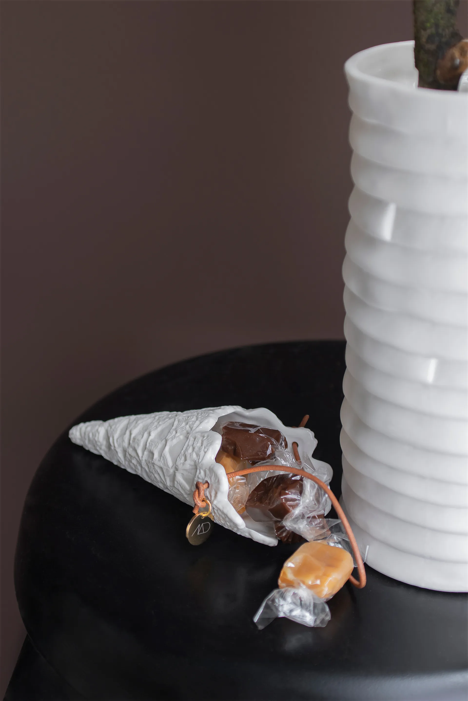 Lace joulupussi 2 kpl, Off-white Mette Ditmer