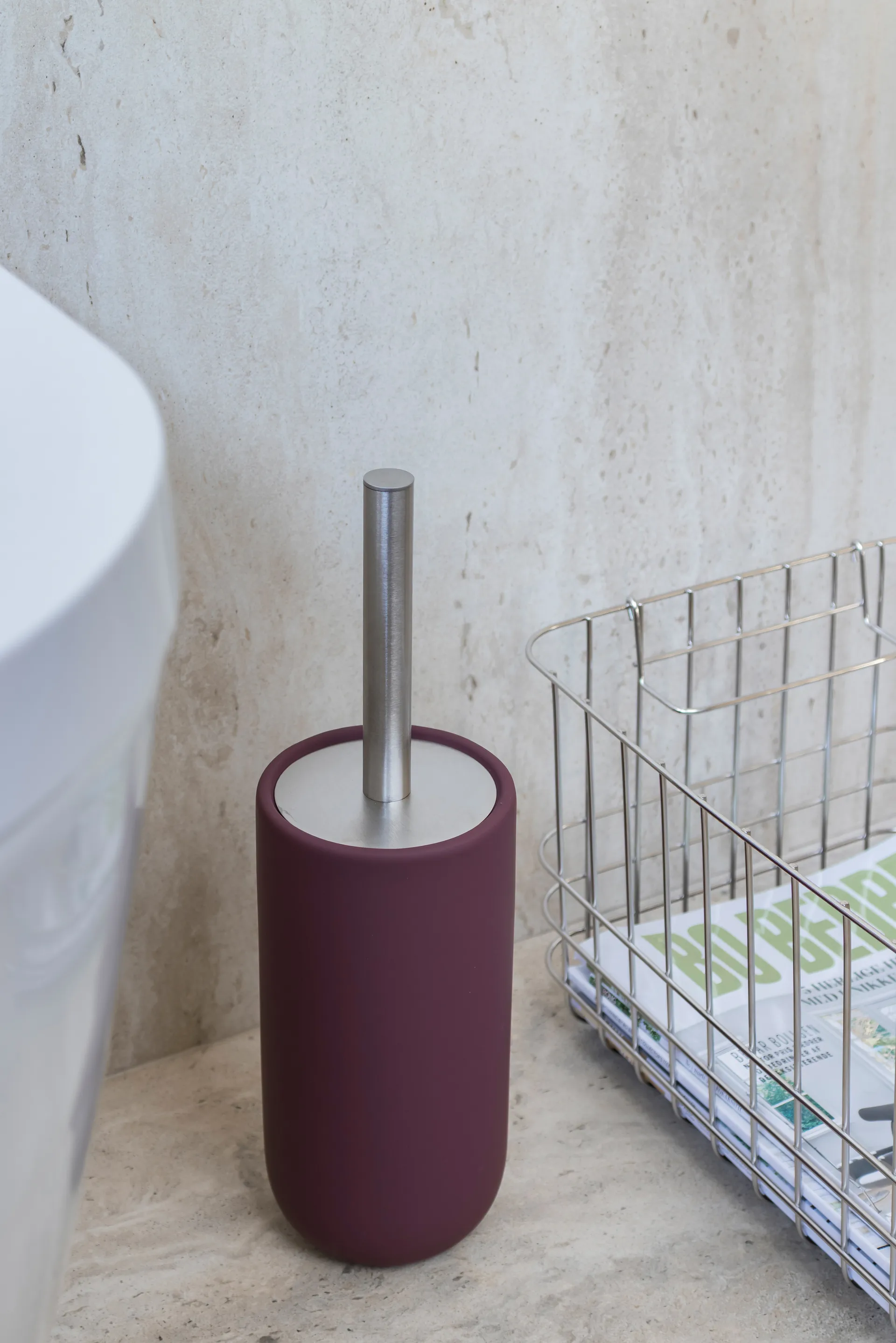 Lotus play -wc-harja, sisältää 2 wc-harjapäätä, Viini Mette Ditmer