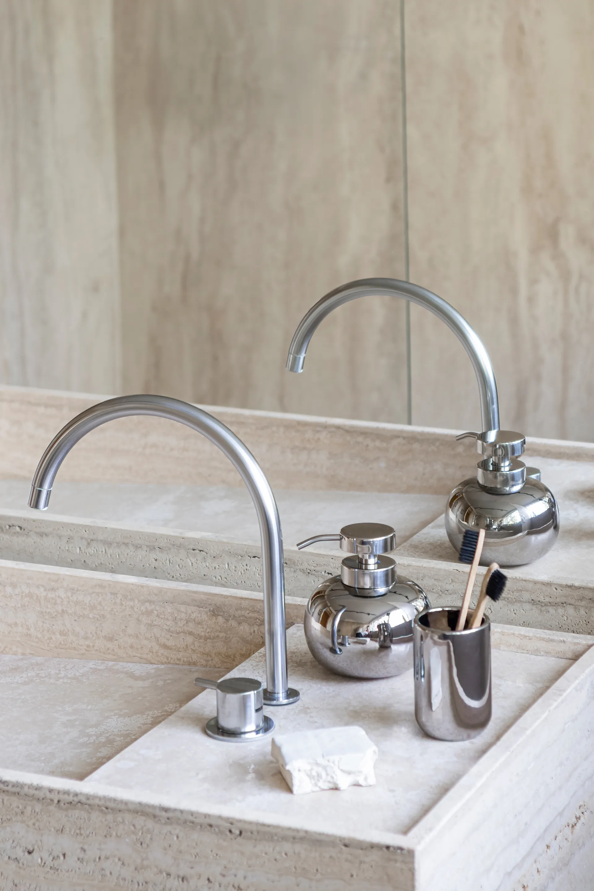 Lotus saippuapumppu matala, Krom Mette Ditmer