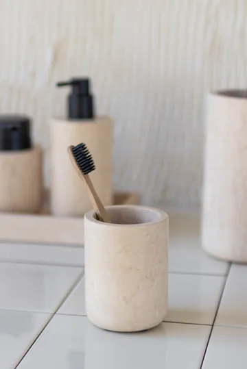 Marble hammasharjateline 10 cm - Hiekka - Mette Ditmer