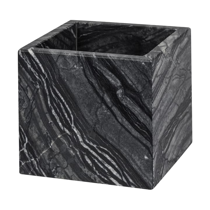Marble kuutio 8,5x8,5 cm - Black-grey - Mette Ditmer