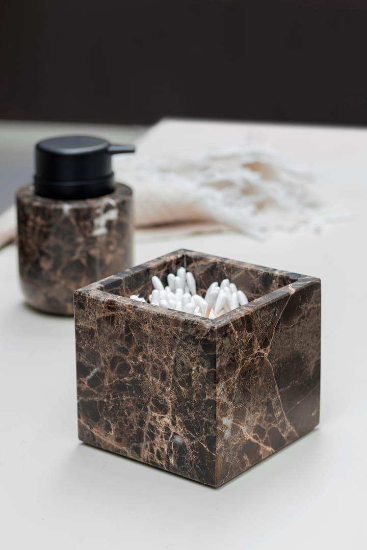 Marble kuutio 8,5x8,5 cm, Brown Mette Ditmer
