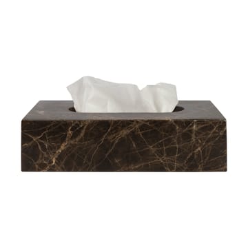 Marble nenäliinalaatikko 14x25,5 cm - Ruskea - Mette Ditmer