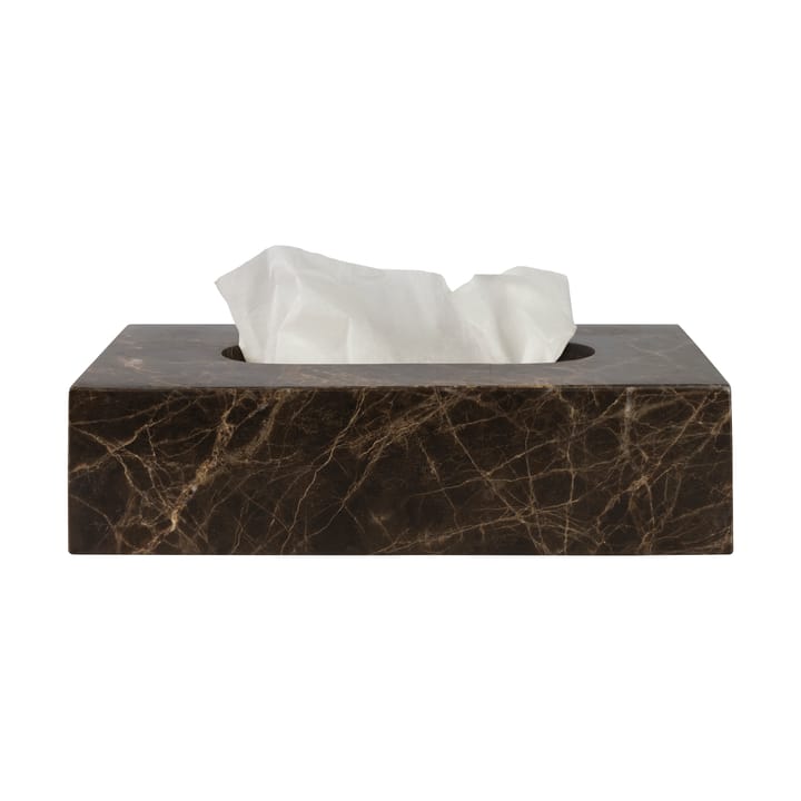 Marble nenäliinalaatikko 14x25,5 cm, Ruskea Mette Ditmer