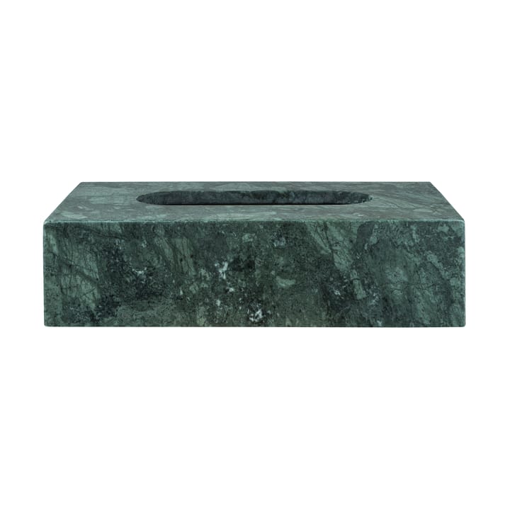 Marble nenäliinalaatikko 14x25,5 cm - Tummametsä - Mette Ditmer