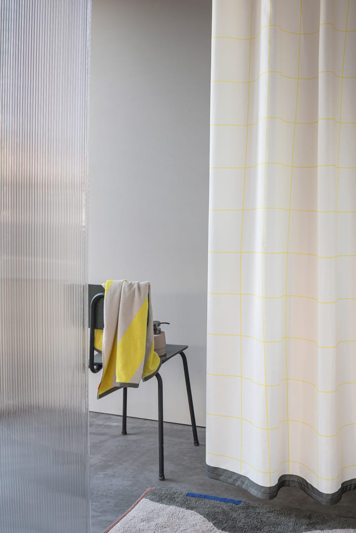 Mesh suihkuverho 150x200 cm, Keltainen Mette Ditmer