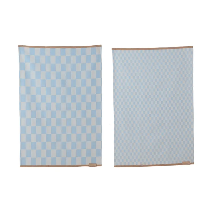 Mini-Max keittiöpyyhe 2-pack - Blue (sininen), 50x70 cm - Mette Ditmer
