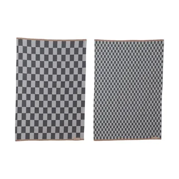 Mini-Max keittiöpyyhe 2-pack - Gray (harmaa), 50x70 cm - Mette Ditmer