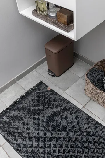 Morocco kylpyhuoneen matto 50 x 80 cm - Black-grey - Mette Ditmer