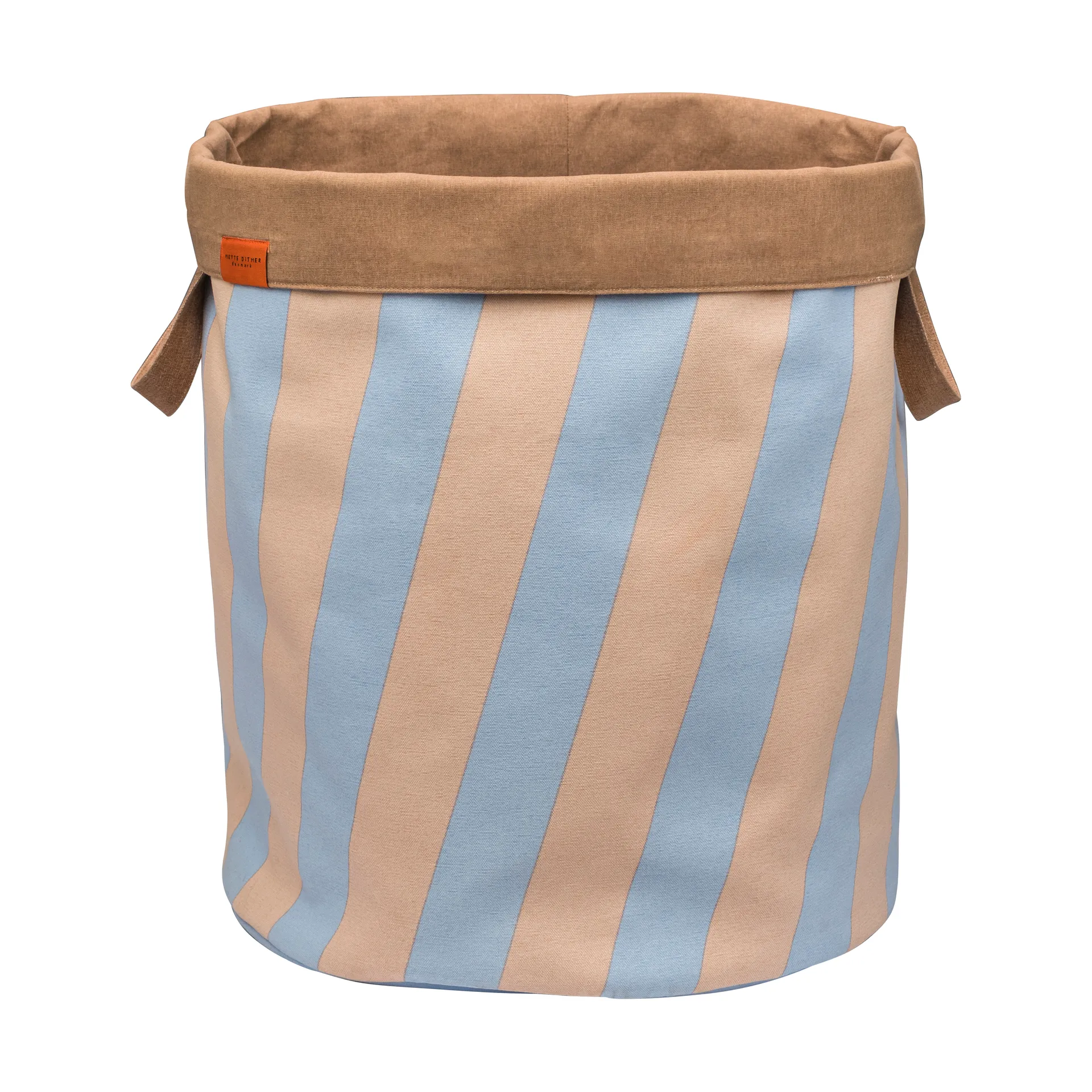 Nova Arte pyykkikori 40x40x50 cm, Light blue-powder rose Mette Ditmer