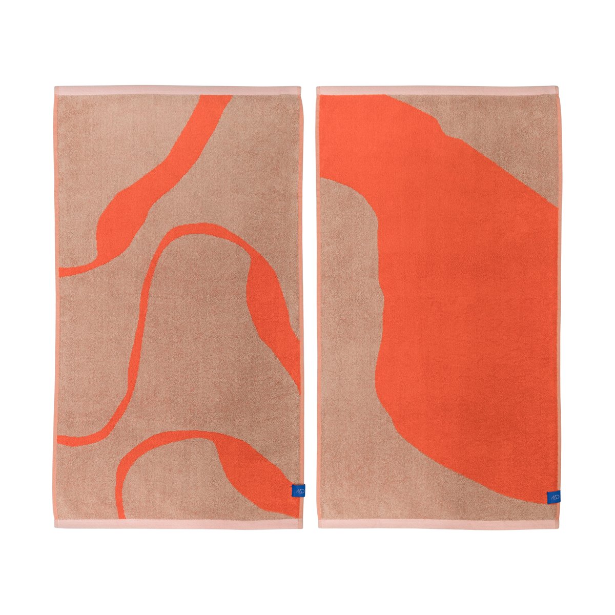 Mette Ditmer Nova Arte vieraspyyhe 40×55 cm 2 kpl Latte-orange