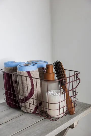 Nova Arte vieraspyyhe 40x55 cm 2 kpl - Wine-sand - Mette Ditmer