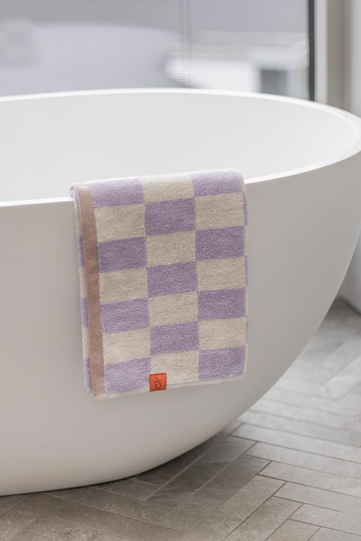 Retro käsipyyhe 70 x 133 cm, Lilac Mette Ditmer