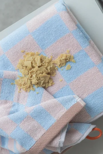 Retro käsipyyhe - Light blue, 50x90 cm - Mette Ditmer