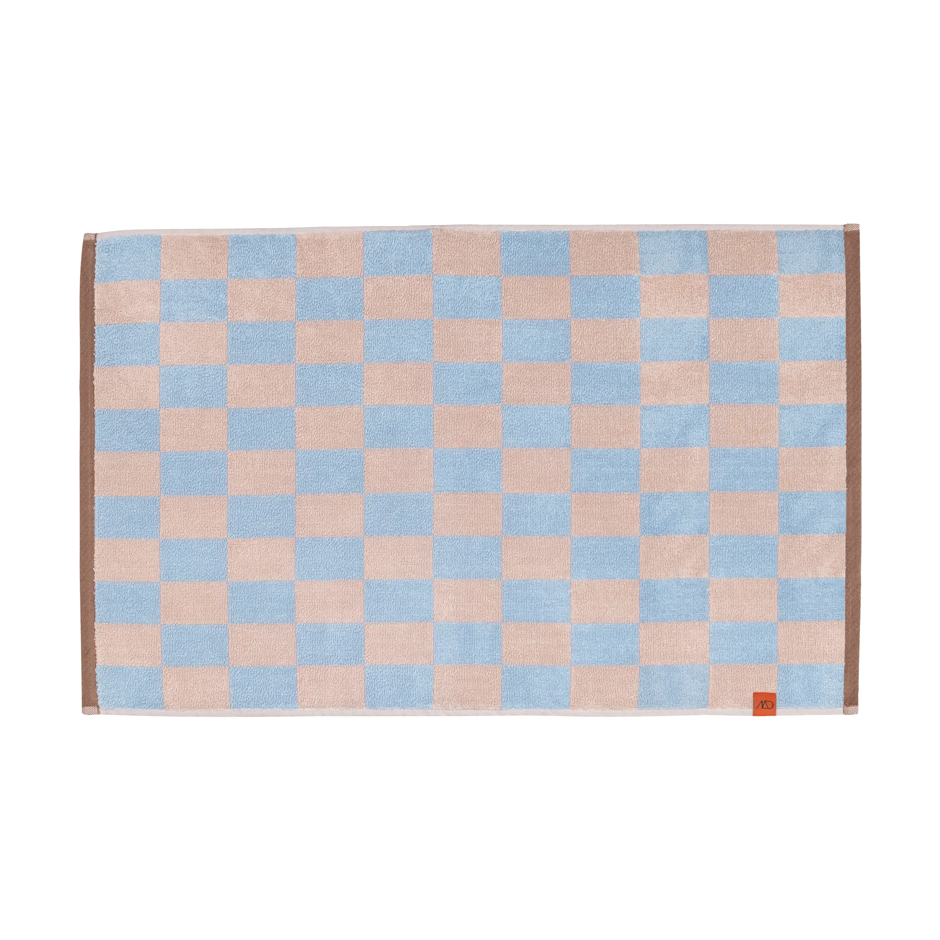 Retro kylpyhuonematto 50x80 cm, Light Blue Mette Ditmer