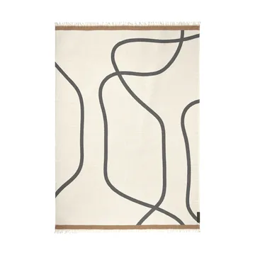 Shadow viltti - Off-white-harmaa, 130x175 cm - Mette Ditmer