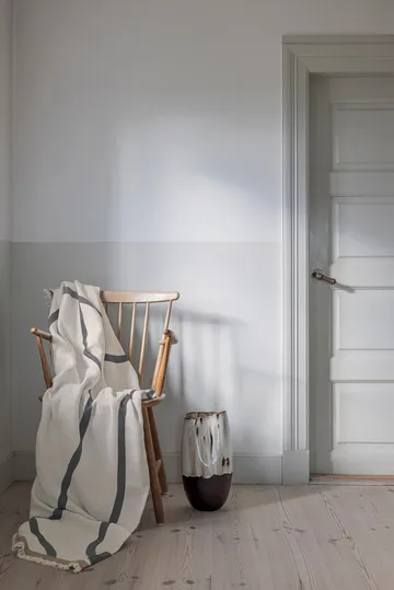 Shadow viltti - Off-white-harmaa, 130x175 cm - Mette Ditmer