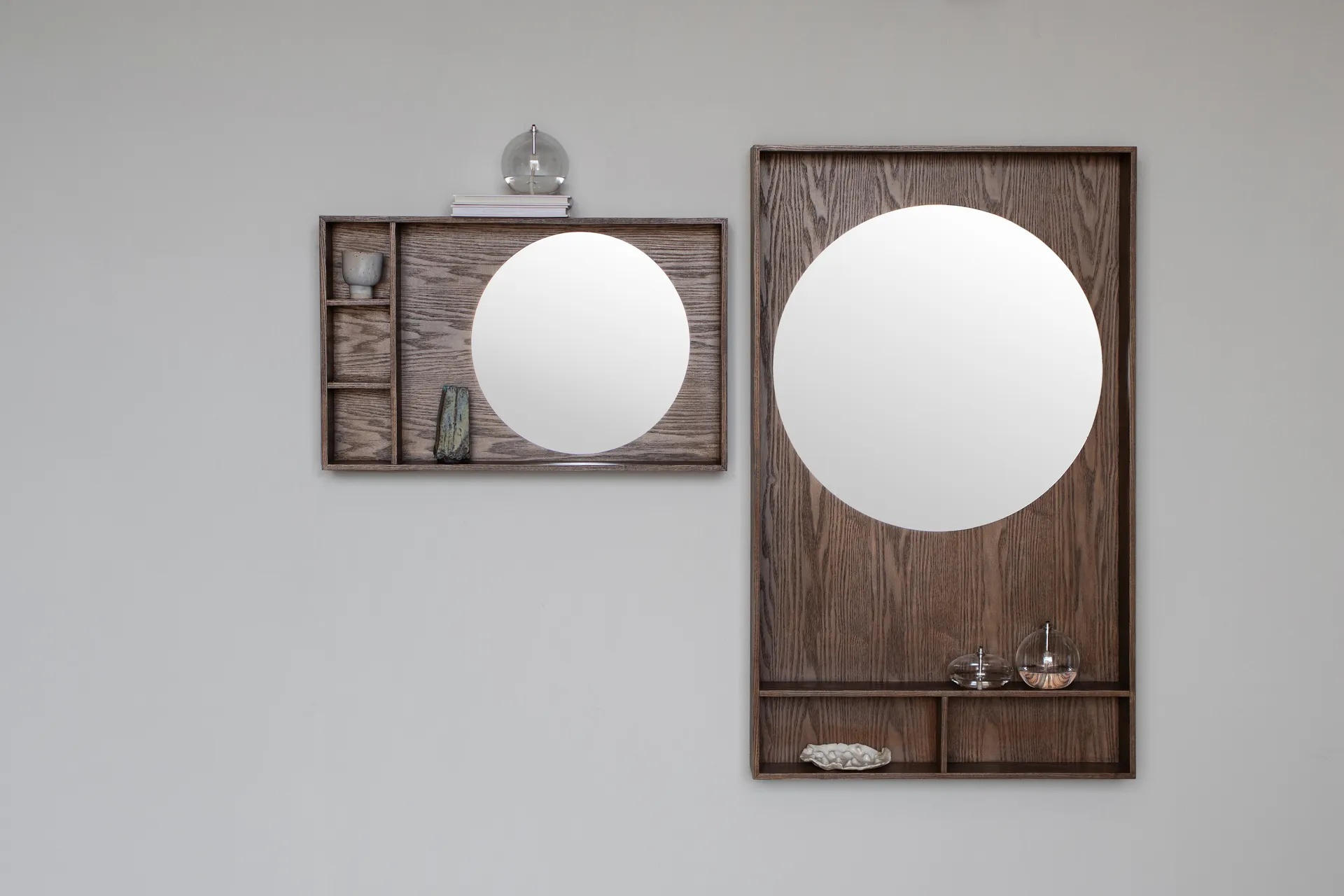 Show-me peili hyllyllä large, Tummaksi öljytty Mette Ditmer