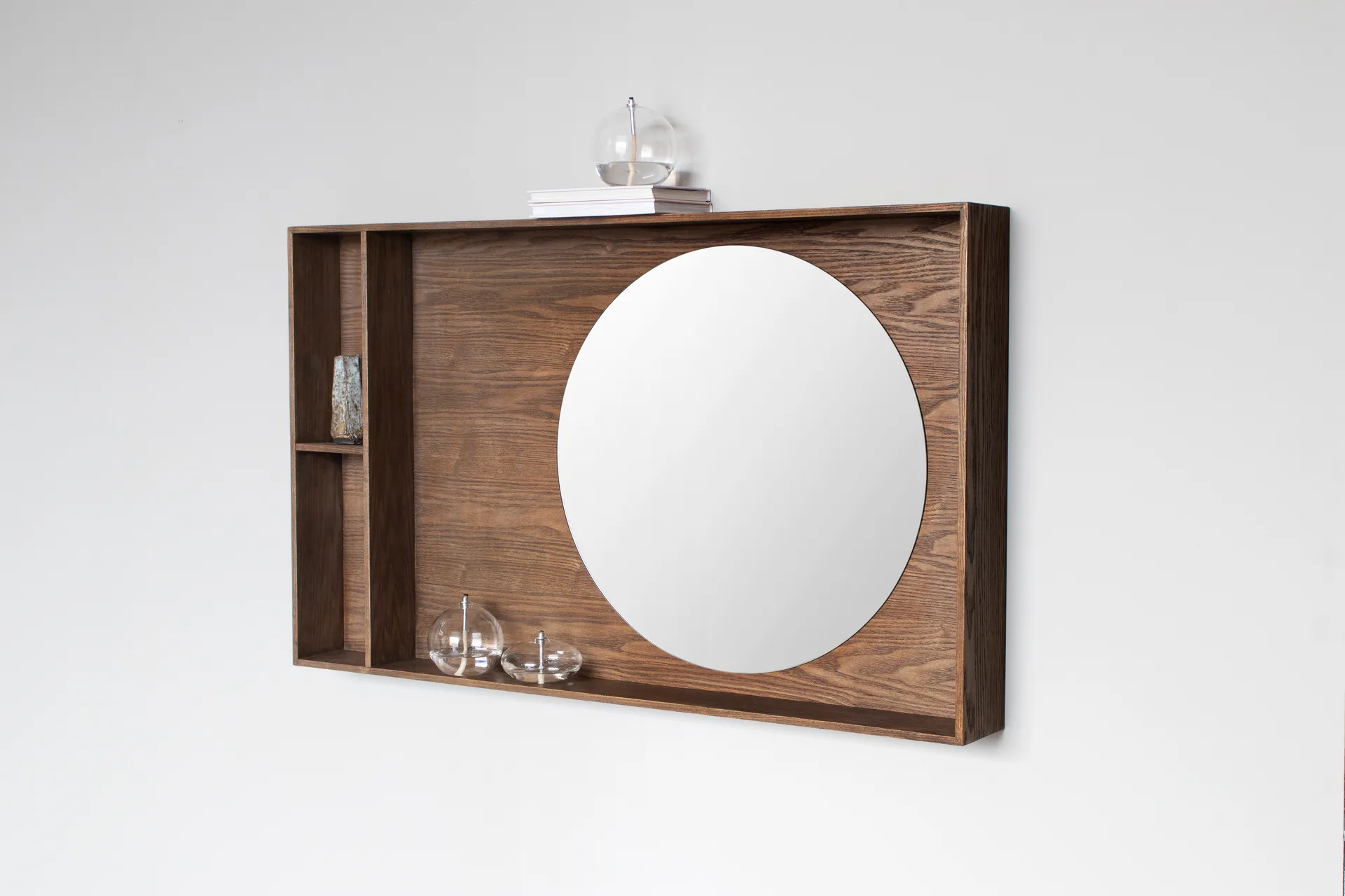 Show-me peili hyllyllä large, Tummaksi öljytty Mette Ditmer